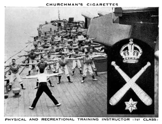 Instrutor de treinamento físico e recreativo, 1ª classe, 1937.