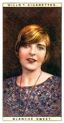 Blanche Sweet 1896-1986, atriz americana, 1928.