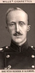 Duque Peter Frederick de Oldenburg, 1908.