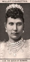 HM A rainha da Dinamarca, 1908.
