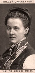 HM A rainha da Grécia, 1908.