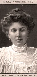 HM A rainha da Espanha, 1908.