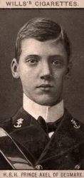 Príncipe Axel da Dinamarca, 1908.