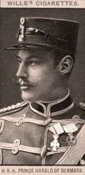 Príncipe Harold da Dinamarca, 1908.