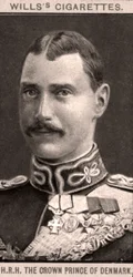 HRH O príncipe herdeiro da Dinamarca, 1908.