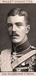 HRH O príncipe herdeiro da Suécia, 1908.