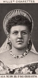 HRH, The Dow, DSS. De Saxe-Coburg e Gotha, 1908.