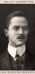 HRH O Duque de Saxe-Coburg e Gotha, 1908.