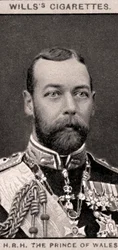 HRH O Príncipe de Gales, 1908.