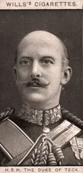 HSH O Duque de Teck, 1908.