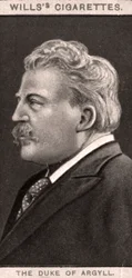 O duque de Argyll, 1908.