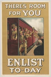 Há espaço para você se alistar hoje, 1914