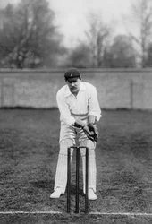Bill Storer, jogador de críquete de Derbyshire e Inglaterra, c1899