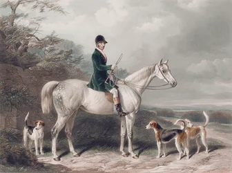 Sr. William Long em Bertha, gravado por E. Hacker, 1849