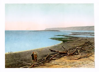 O Mar Morto, c1870.