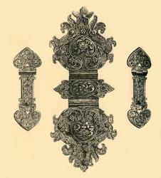 Fechos de livros de prata, 1881.
