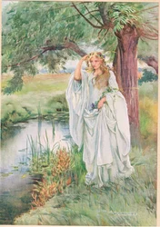 Ofélia, de &39;Hamlet&39;, de William Shakespeare, edição publicada por Hodder und Stoughton em 1915