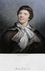 Jean-Paul Marat 1743-1793, médico, cientista e teórico político, c1830