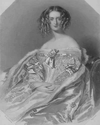 A marquesa de Aylesbury, 1840.