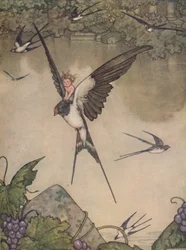 Sim, eu irei contigo! Disse Tommelise, c1930