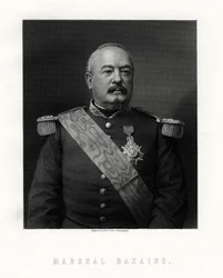 Achille Francois Bazaine, marechal da França, século XIX.