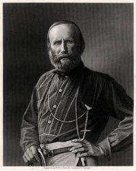 Guiseppe Garibaldi, patriota italiano, século XIX