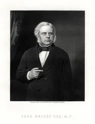 John Bright, estadista radical e liberal britânico, século XIX.