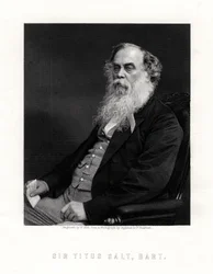 Sir Titus Salt, fabricante e benfeitor britânico, século XIX.