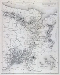 Constantinopla e o Bósforo, c.1850