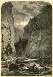 "Bowlder Cañon", 1874.  