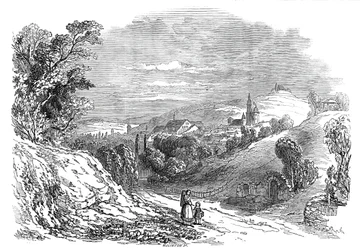 Coburg - do desenho de Sua Alteza Real o Príncipe Alberto, 1845.