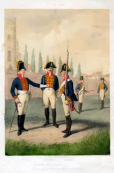 Batalhão de Guardas de Granadeiros, 1786-1806 Século XIX.