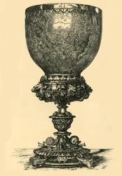 Copo de ágata, 1881.