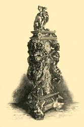 Estojo de talheres, 1881.