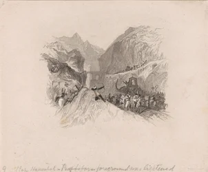 Hannibal passando os Alpes (vinheta)