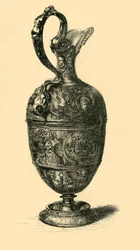 Jarro de estanho, 1580-1600, 1881.