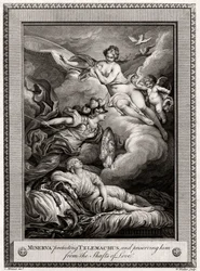 Minerva protegendo Telêmaco e preservando-o das Barreiras do Amor, 1775.