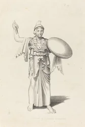 Minerva, de um bronze por Dédalo