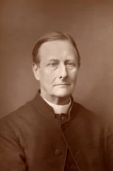"Sabine Baring-Gould (1834-1924) Clérigo inglês, autor e compositor de hinos. O seu hino mais famoso é "Avante, Soldados Cristãos" (woodburytype)