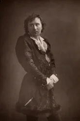 Herbert Beerbohm Tree (1853-1917) Actor-gestor inglês (woodburytype)