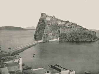 Castelo Aragonese, Ísquios, Itália, 1895.