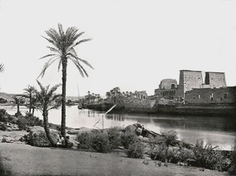 Templo de Ísis, Philae, Egito, 1895.