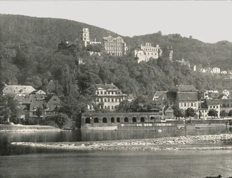 O castelo, Heidelberg, Alemanha, 1895.