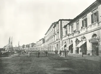 Marina, Messina, Sicília, Itália, 1895.