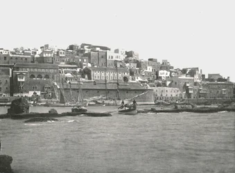 Vista do mar, Jaffa, Palestina, 1895.