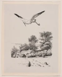 Ilustração para Christian Winther, "Chresten e Lene".