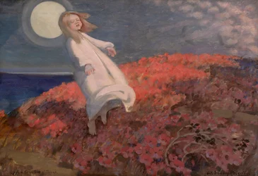 Subir das águas do sono (óleo sobre tela)