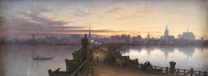 Colônia da ponte dos barcos, 1890