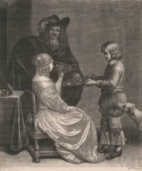Senhora, Cavaleiro e uma Página