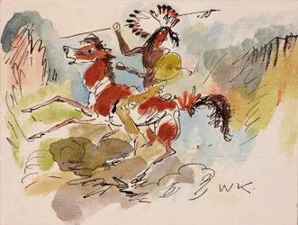 Índio a cavalo